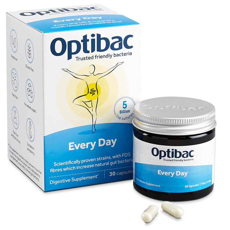 Optibac Probiotics Every Day | gut health supplement | high-quality daily probiotic supplement
