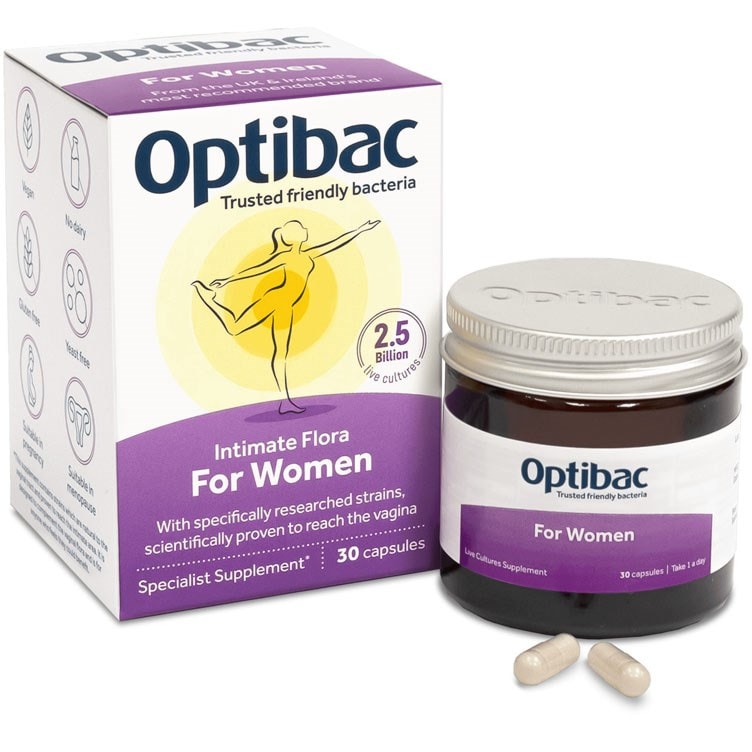 Optibac Probiotics For Women Probiotic Supplement For Intimate Health (30 capsules)