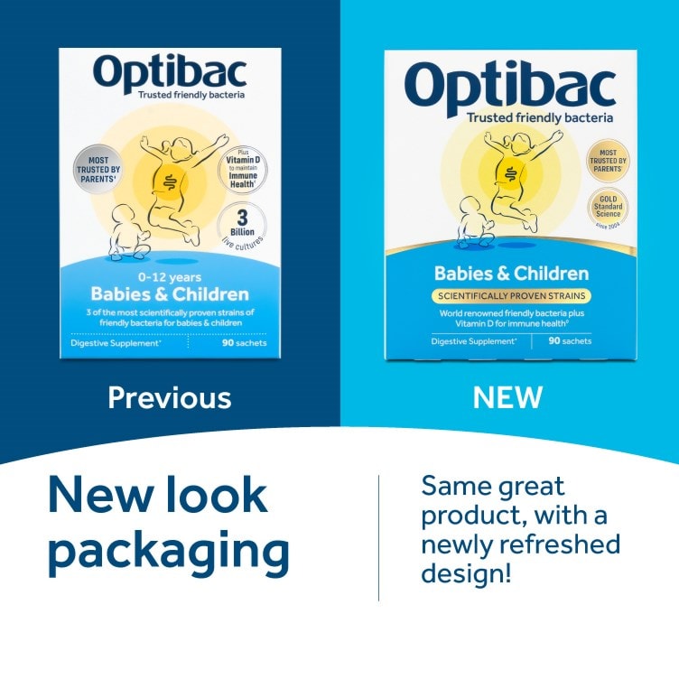 Optibac Probiotics Babies & Children - new look packaging