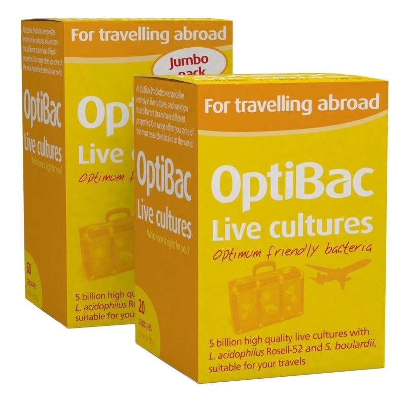 Optibac For travelling abroad