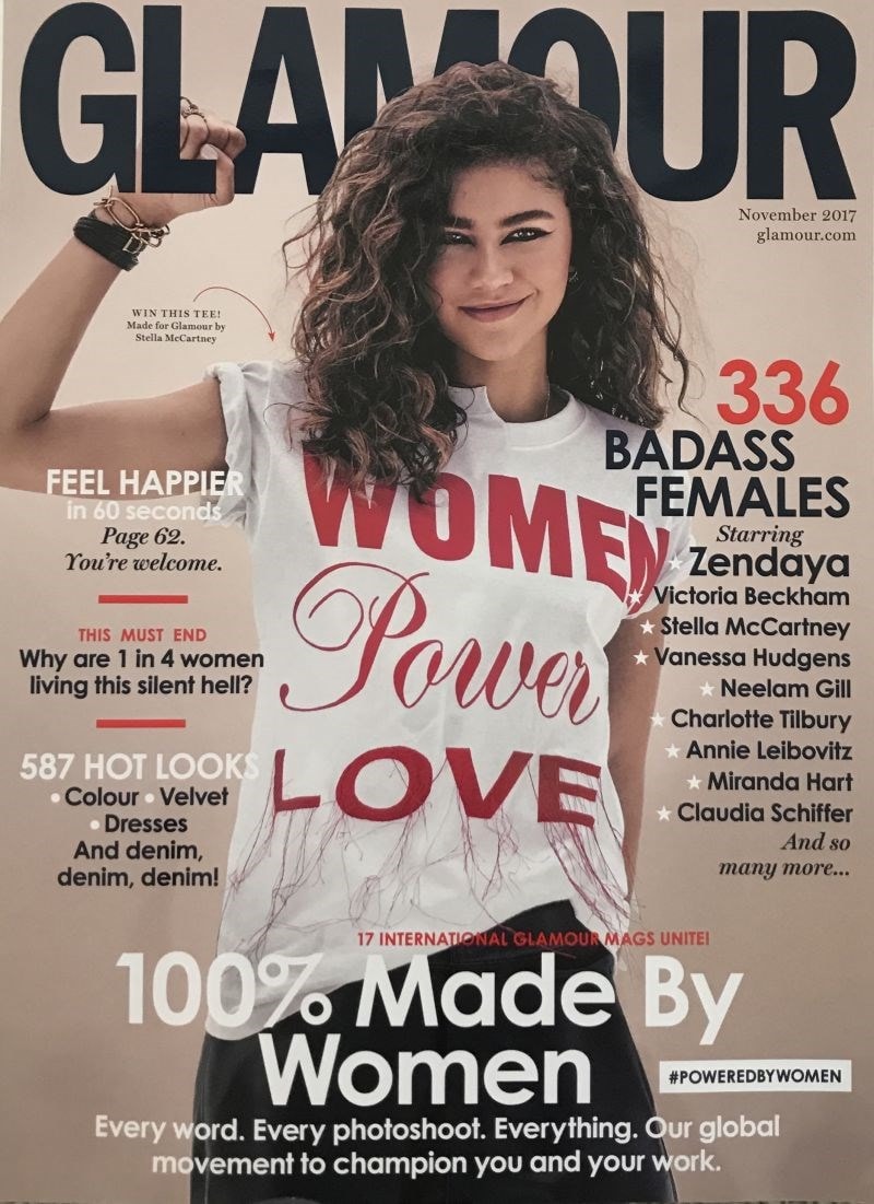 glamour magazine front cover