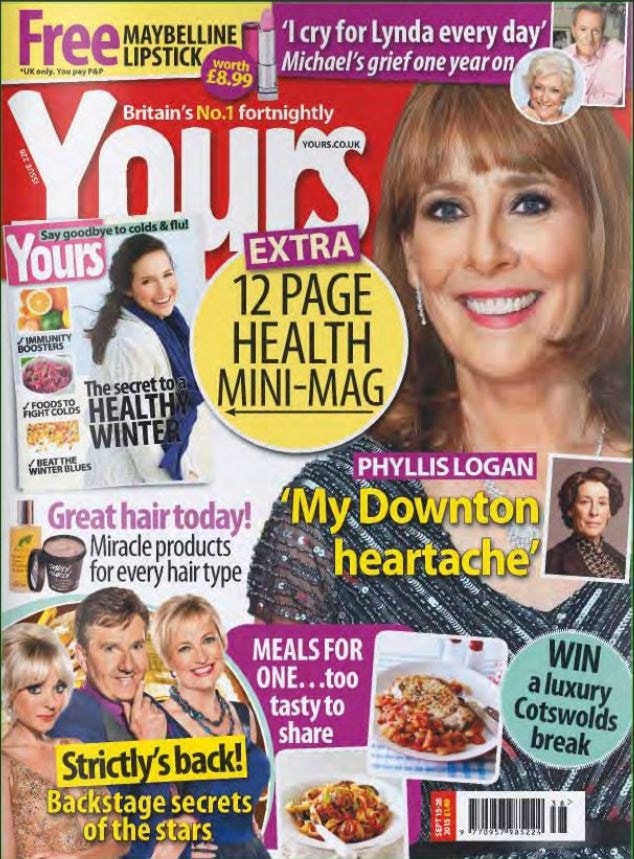 yours magazine front cover