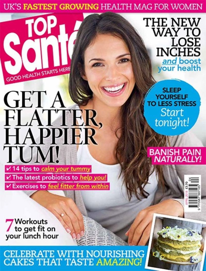 Top Sante magazine cover 