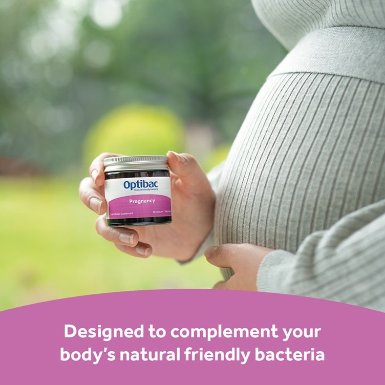 Optibac Probiotics Pregnancy belly