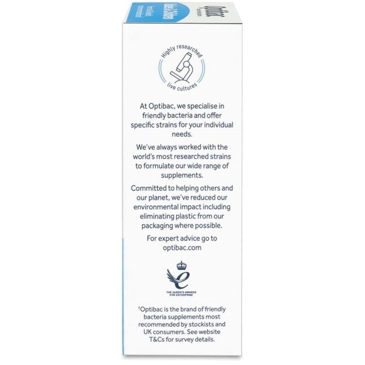 Optibac Probiotics Babies & Children side pack shot 10 sachets