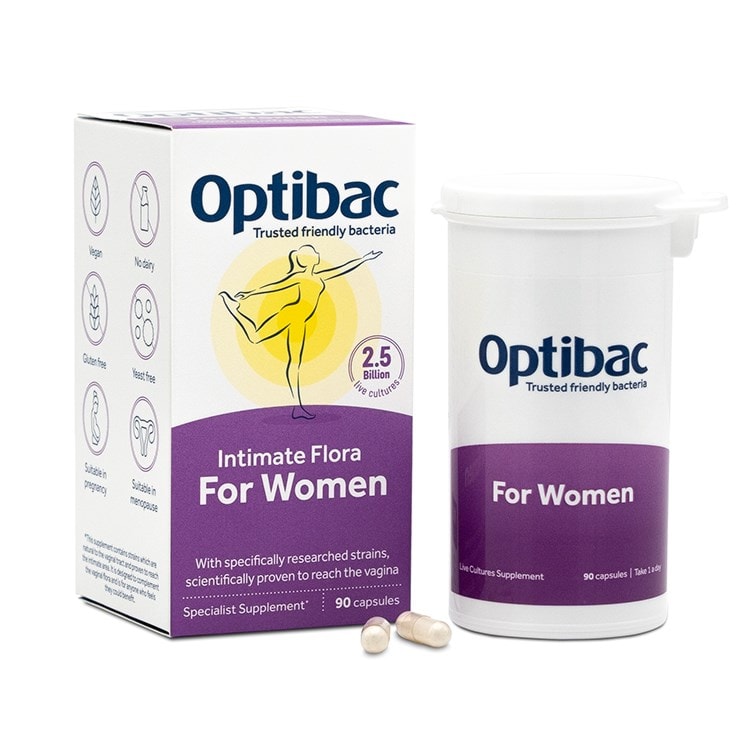 Optibac Probiotics For Women | women's probiotic for vaginal health | 90 capsules