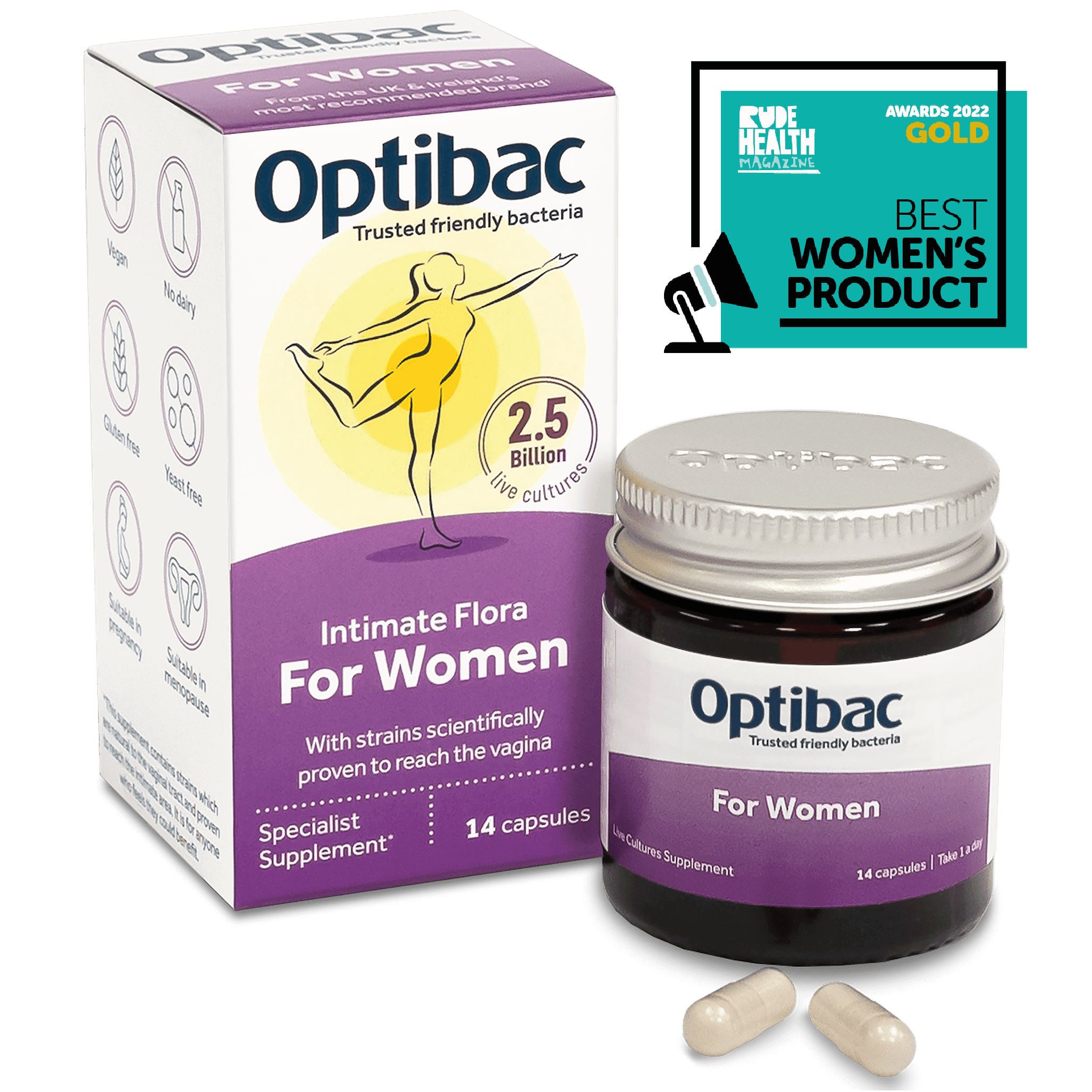 Optibac Probiotics For Women - award