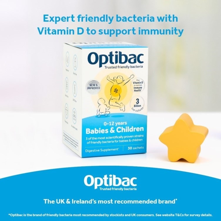 Optibac Probiotics Babies & Children with Vitamin D  10 sachets